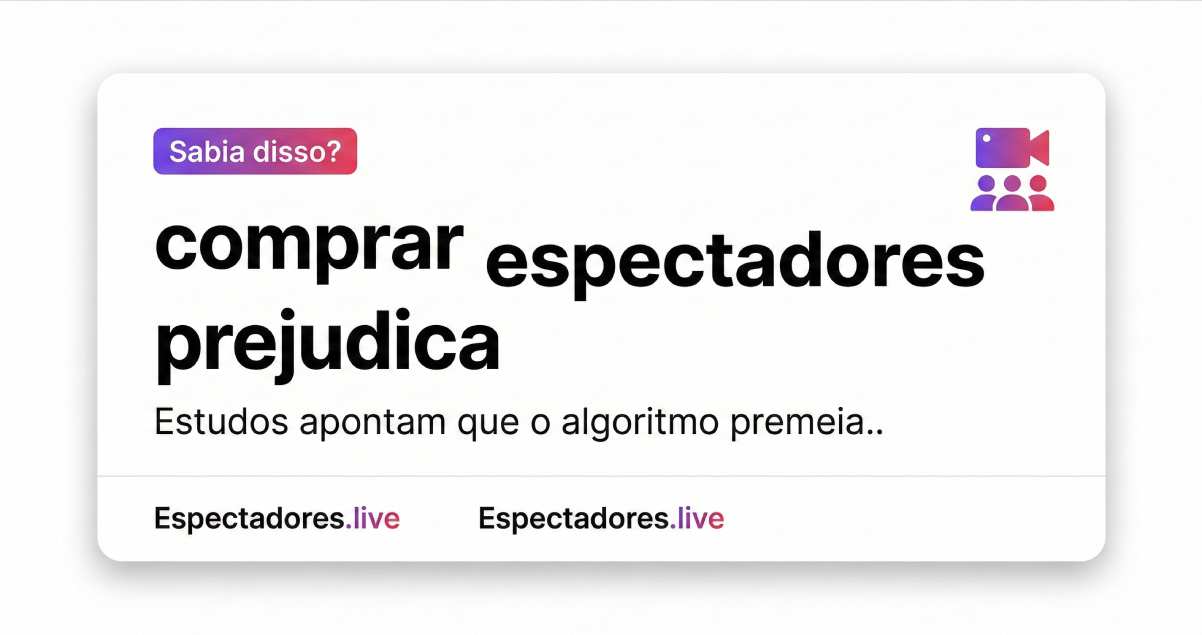 Comprar espectadores prejudica? (e como fazer direito)